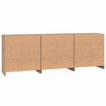 vidaXL Buffet 3 Pièces Chêne artisanal 70 x 41 x 75 cm Bois d'ingénierie