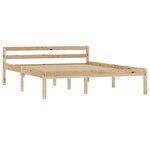 vidaXL Cadre de lit sans matelas bois massif de pin 140x200 cm