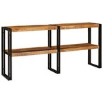 vidaXL Table console Marron 160 x 33 x 75 cm bois de manguier massif