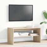 vidaXL Meuble TV Chêne sonoma 80 x 40 x 40 cm Aggloméré