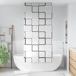 vidaXL Store enrouleur de douche 110x240 cm largeur du tissu 106 cm