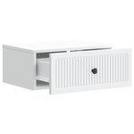 vidaXL Cabinet de chevet 2 pièces Blanc 49 x 34 5 x 20 cm