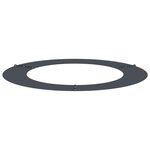 vidaXL Anneau d'arbre plat 5 Pièces anthracite Ø60/90 cm en acier