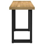 vidaXL Bureau NOAIN pieds en forme de U 120x50x75 cm bois massif pin