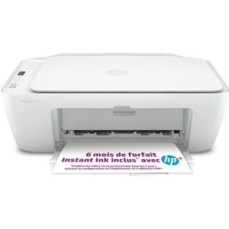 Imprimante hp tout-en-un jet d'encre couleur deskjet 2710e idéal pour la famille 6 mois d'instant ink inclus avec hp+