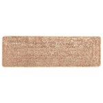 vidaXL Coureur de Tapis MARSA Jaune 100 x 300 cm Polyester et PVC