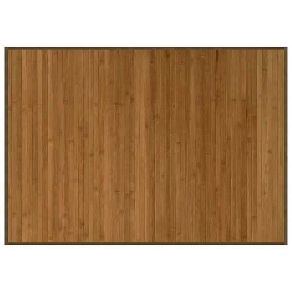 vidaXL Tapis rectangulaire marron 70x100 cm bambou