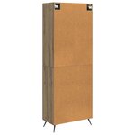 vidaXL Ensemble de Meubles 2 Pièces Chêne artisanal Bois d'ingénierie