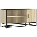 vidaXL Banc à chaussures chêne sonoma bois d'ingénierie et métal