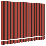 vidaXL Tissu de remplacement de store pour cadre de 2 5x2 m à rayures multicolores