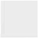 vidaXL Étagères murales 2 Pièces blanc 75x16 5x16 5 cm bois d'ingénierie