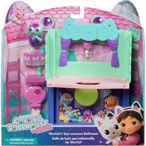 Spin Master 6074306 - Gabby's Dollhouse Movie – Salle portail - Salle de bain