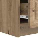 vidaXL Meuble TV Chêne artisanal 147 x 34 5 x 27 cm Bois d'ingénierie
