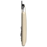 vidaXL Tête de lit suspendue Crème Tissu