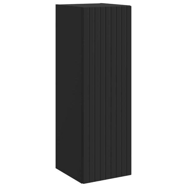 vidaXL Cabinet de Salle de Bain Mural Noir 33 x 34 5 x 100 cm