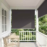 vidaXL Store roulant extérieur protection UV Anthracite Polyester