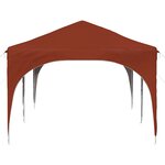 vidaXL Tente de fête pop-up 575 x 288 x 245 cm Terre cuite