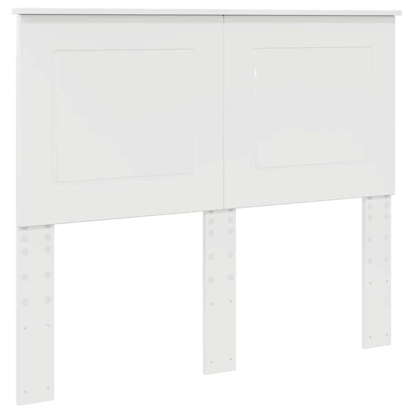 vidaXL Tête de lit Blanc brillant 120 cm Bois d'ingénierie