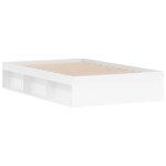 vidaXL Cadre de lit blanc 120x190 cm petit double