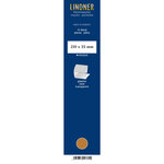 Bandes Klemmfix double soudure 210 x 35 mm pour timbres-poste. Fond - Transparent