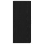 vidaXL Armoire de rangement noir 40x45x103 5 cm bois d'ingénierie