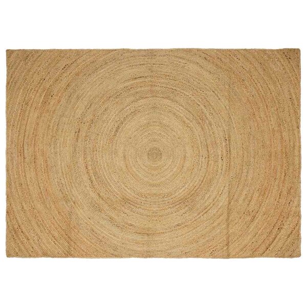 vidaXL Tapis de surface Rectangulaire Marron 200 x 290 cm Jute