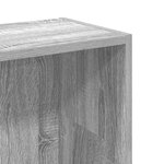 vidaXL Bibliothèque sonoma gris 80x24x109 cm bois d'ingénierie