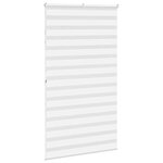 vidaXL Store zèbre blanc 120x200 cm largeur du tissu 120 9cm polyester