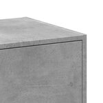 vidaXL Armoire d'apothicaire gris béton 40x41x77 5cm bois d'ingénierie