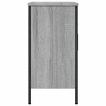 vidaXL Armoire lavabo de salle de bain sonoma gris 60x30x60 cm