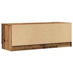 vidaXL Meuble TV vieux bois 102x35x36 5 cm bois d'ingénierie
