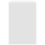 vidaXL Bureau Blanc 60 x 50 x 76 cm Bois d'ingénierie