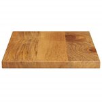 vidaXL Dessus de table 50x30x2 5 cm rectangulaire bois massif manguier