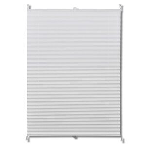vidaXL Store plissé 110x200 cm Blanc
