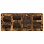 vidaXL Meuble TV Chêne fumé 100 x 35 x 40 cm Bois d'ingénierie