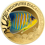 Monnaie MOST FAMOUS CORAL FISH Set 10x1/1000 Oz Or 3000 Francs Chad (PRÉCOMMANDE)