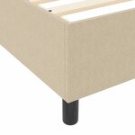 vidaXL Lit à ressorts avec matelas gris vert clair  80 x 200 cm  en velours côtelé.