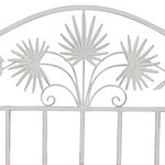 vidaXL Banc Blanc Métal 104 x 52 5 x 89 cm Fabriqué pour Durer