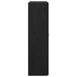 vidaXL Cabinet de Bureau Chêne noir 60 x 32 x 115 cm Bois d'ingénierie