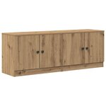 vidaXL Armoire de lit 2 Pièces Chêne artisanal 66 x 35 x 48 cm