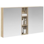 vidaXL Ensemble de Meubles de Salle de Bain 3 Pièces 120 x 14 5 x 70 cm