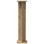 vidaXL Support de Plante Chêne Artisanal 25 x 25 5 x 100 5 cm