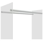 vidaXL Portant de bois chauffage Transparent 80x35x100 cm Verre trempé