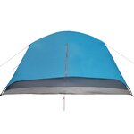 vidaXL Tente familiale avec porche 6 personnes bleu imperméable