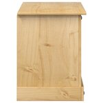 vidaXL Meuble TV Corona 100x45x58 cm bois de pin massif