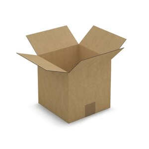 20 cartons d'emballage carrés 20 x 20 x 20 cm - Simple cannelure