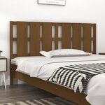 vidaXL Tête de lit Marron miel 165 5x4x100 cm Bois massif de pin