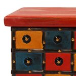 vidaXL Boîte de rangement Rouge 110x40x40 cm Bois d'acacia massif