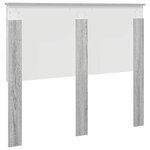 vidaXL Tête de lit Gris Sonoma 135 cm Bois d'ingénierie