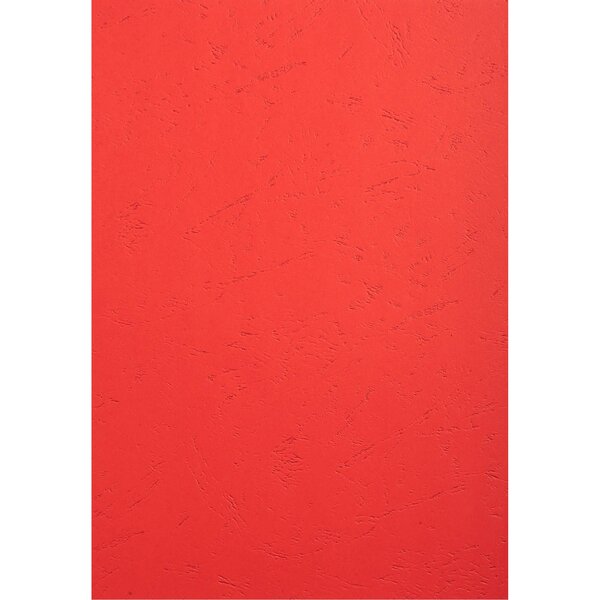 Paquet De 100 Couvertures Grain Cuir Pour Reliure A4 - Rouge - Papeteries De Clairefontaine
